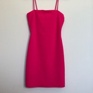 Charlotte Russe bodycon mini dress hot pink